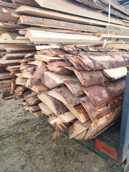 Drewno opałowe paczki lub cięte