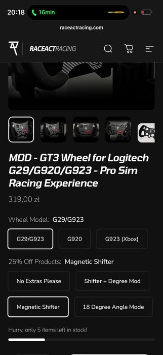 Logitech g923 stan idealny