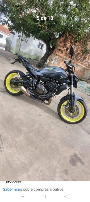Yamaha MT 07 2017