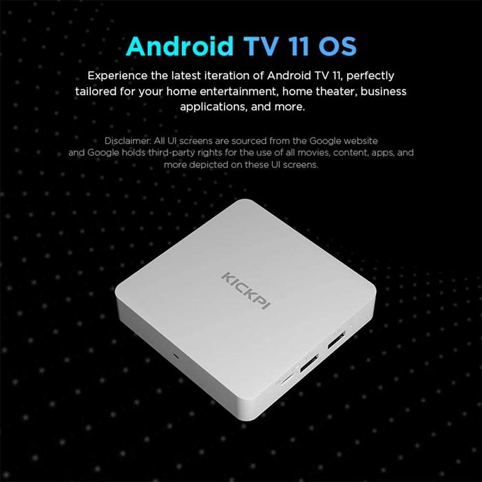 KICKPI KP1 сертифікований TV Box S905Y4 2/32GB Android 11 приставка