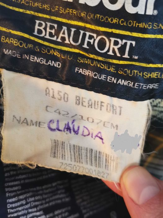 Casaco da marca Barbour, tam.42