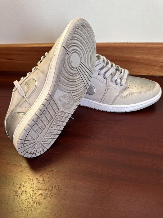 Nike air jordan 1 low og metalic silver