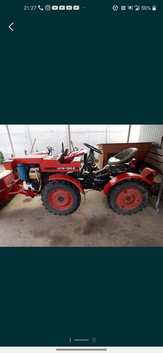 Traktorek Kosiarka Ogrodniczy 4x4 MT.8-132 2cylindry Ciągniczek tz4k14