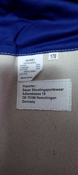 Fato de tiro desportivo de precisão sauer