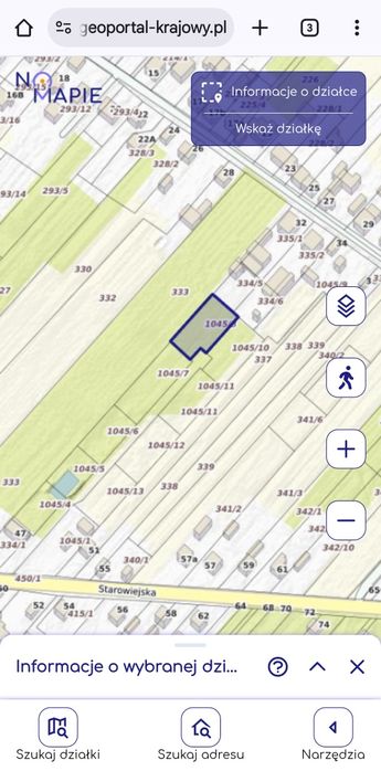 Działka w Orońsko Ul. Starowiejska