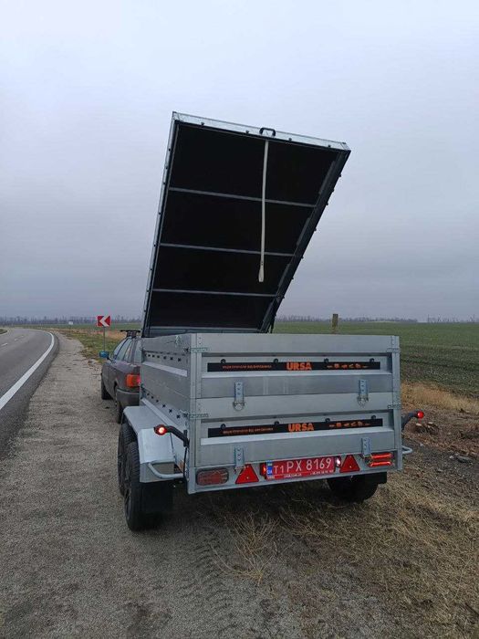 Причіп бортовий. Додатковий борт. Підйомна кришка.