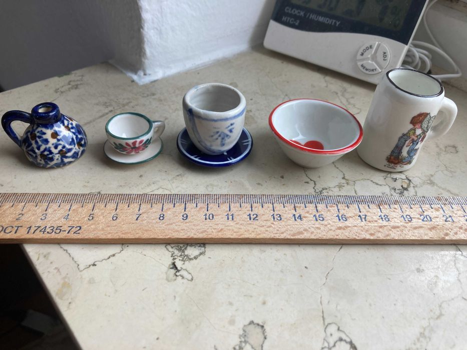 Игрушки настольные Посуд для кукли Ваза Чашка Кружка 7 единиц в 1 лоте