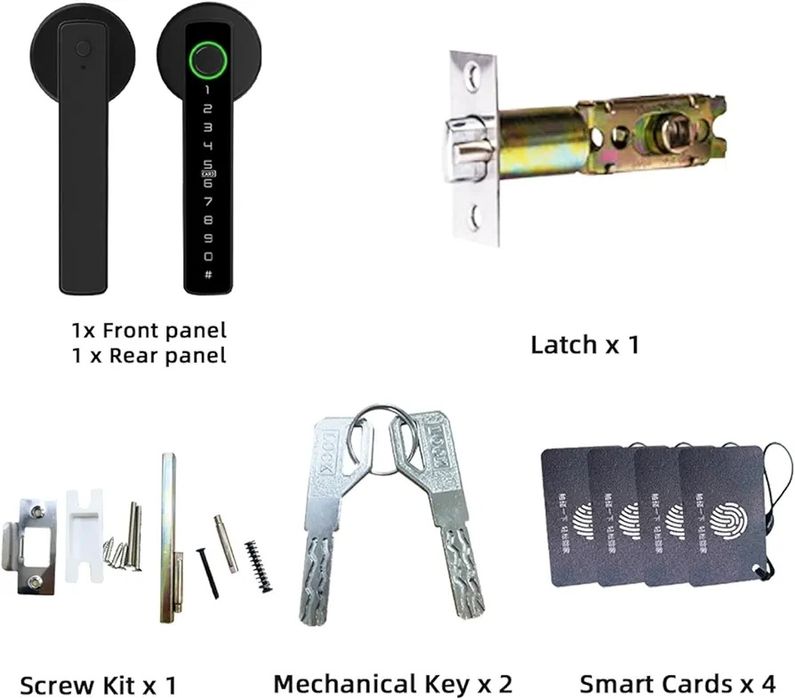 Bloqueio eletrónico digital da porta da impressão digital da ALturn M5