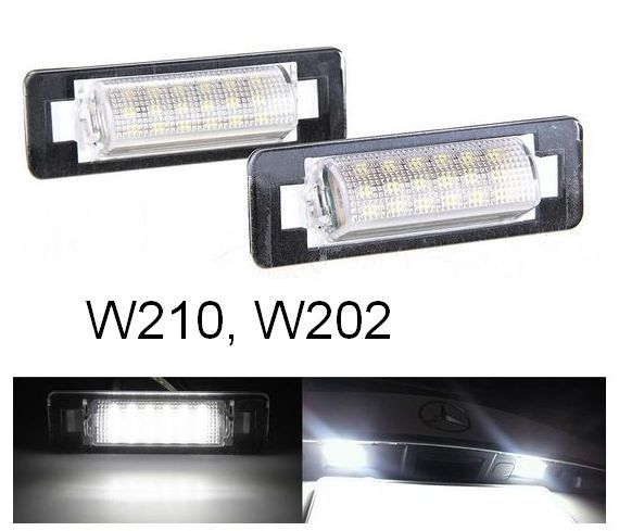 Диодная подсветка номера Mercedes W220 W210 W211 W203 W204 W212