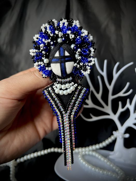 Брошка-Мотанка ручної роботи