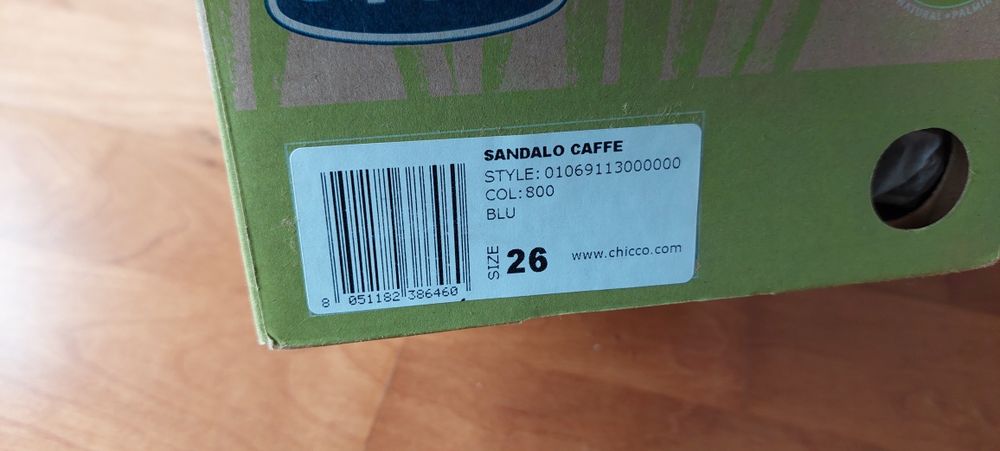 Sandálias Chicco - tamanho 26