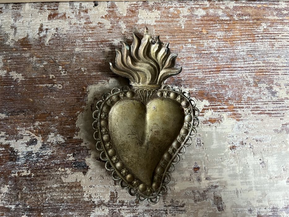 Stare serce wotywne srebro