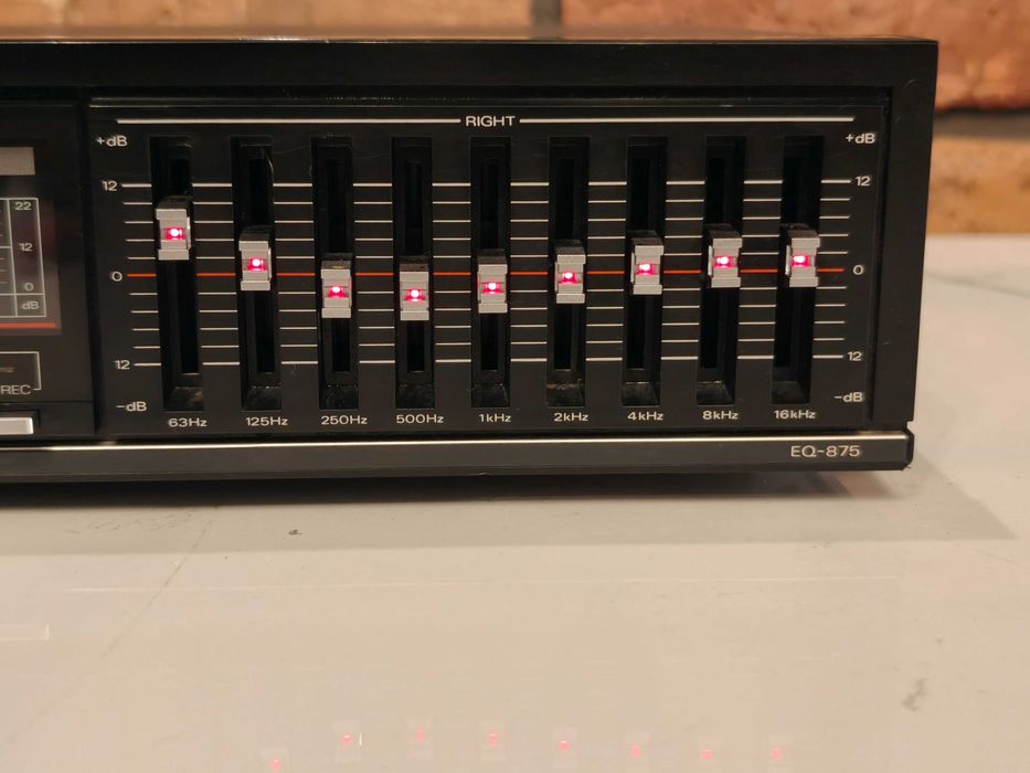 FISHER EQ-875 Studio Standard ! Znakomity korektor graficzny ! WIDMO