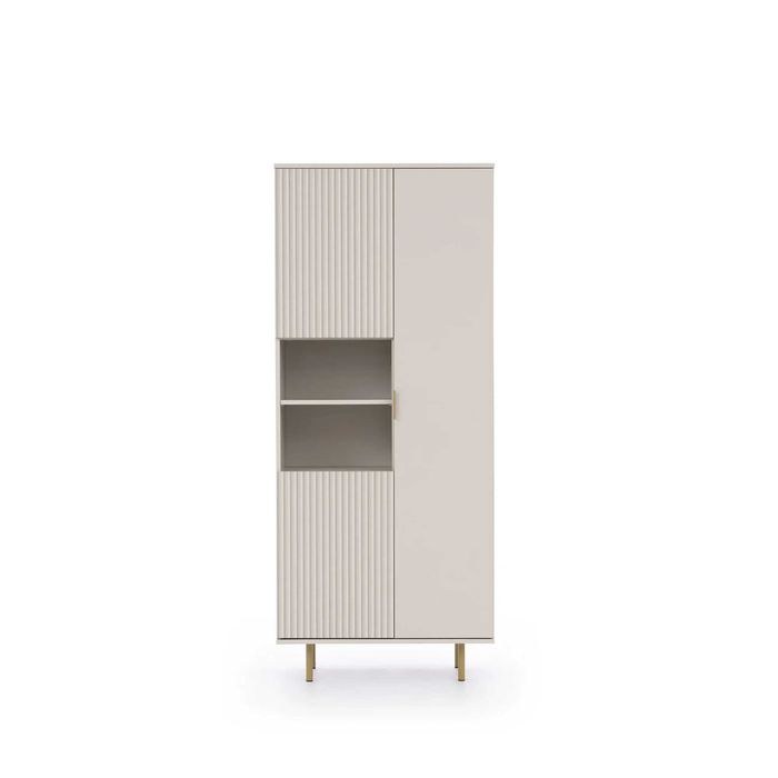 Wysoki regał 3D metalowe nogi i uchwyty (czarny lub kaszmir)