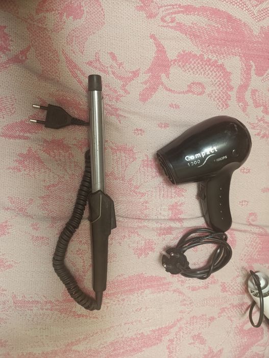 Фен, плойка, насадки фена.