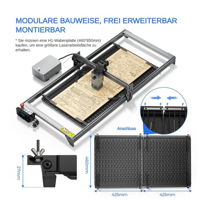 Máquina de gravação laser Ikier K40 Max