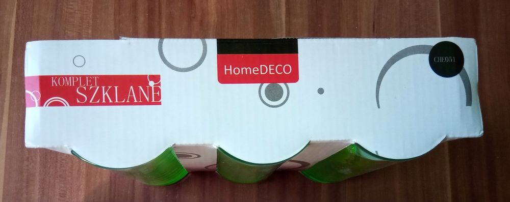 HomeDeco 3 szklanki