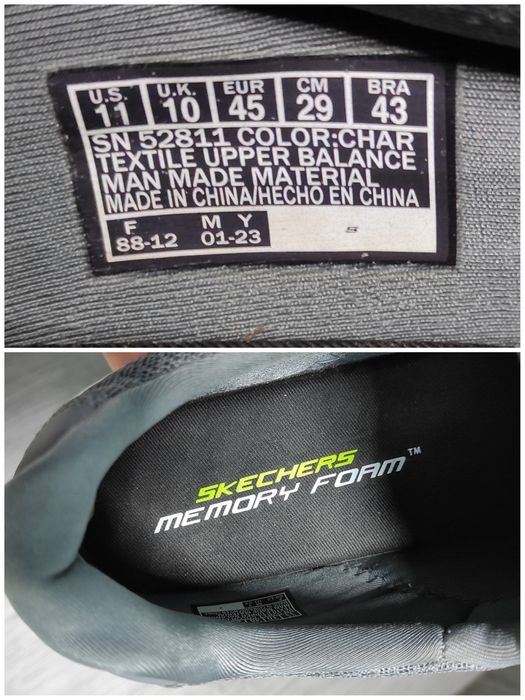 44,5 Skechers оригінальні чоловічі кросовки