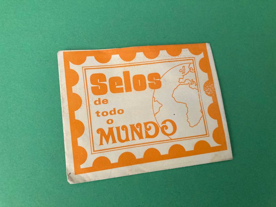 Rara Carteira de Cromos Selos de Todo o Mundo Anos 70