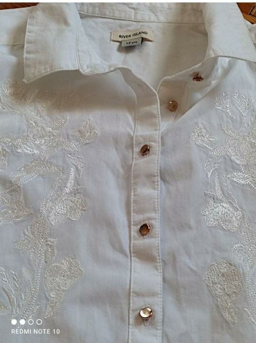 Білосніжна сорочка  з вишивкою на 12 років