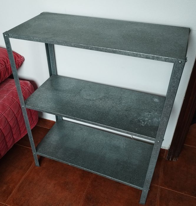 Mesa de cabeceira+Mesa de apoio+carrinho de cozinha+estante de aço