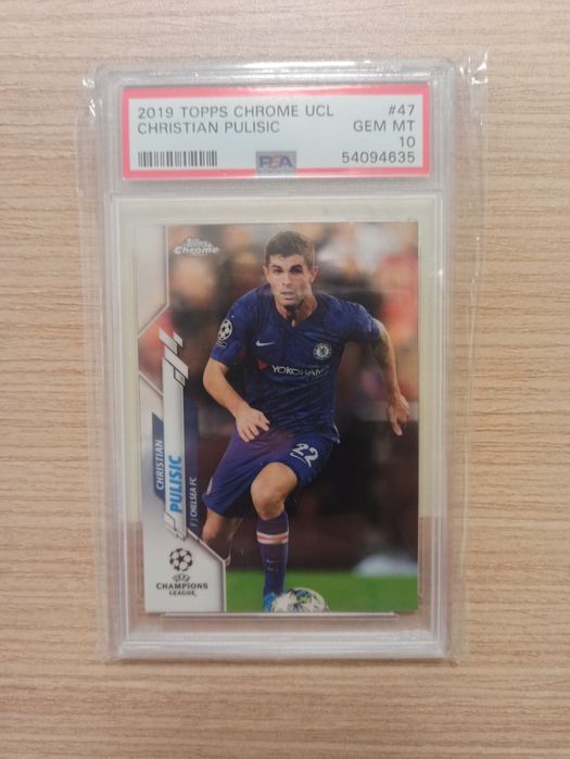 Christian Pulisic 2019 Topps Chrome PSA 10