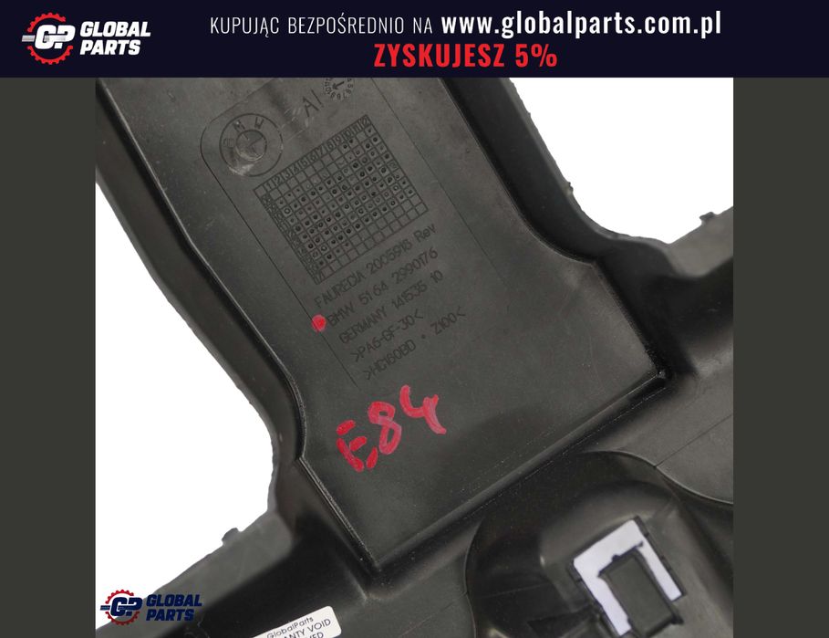 BMW X1 E84 Wzmocnienie Podpora Pasa Przedniego