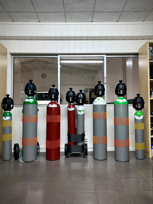 Garrafas de Gás Industrial