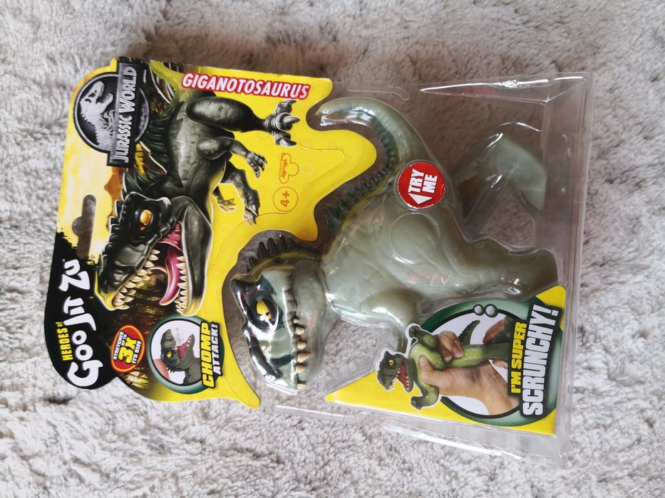 Goo Jit Zu Jurassic World Figurka Gigantosaurus Gumowa Rozciągliwa