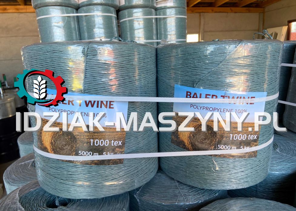 Sznurek do bel do prasy rolniczej BALER TWINE 1000tex 5000m wysyłka