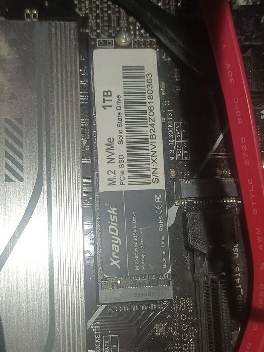 dysk M2 NVMe 1TB pcie 3.0 , stan idealny