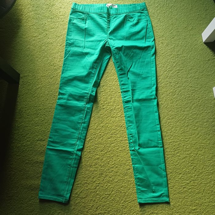 Spodnie damskie zielone