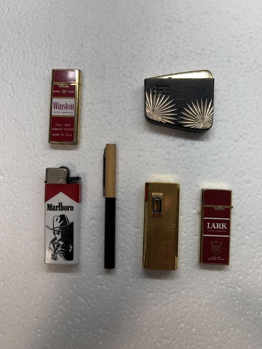 Isqueiros vários, usados