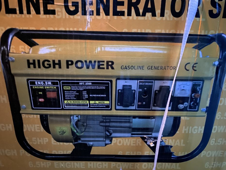 Генератор бензиновый 2.2 кВт. Бесплатная доставка. Масло в подарок.