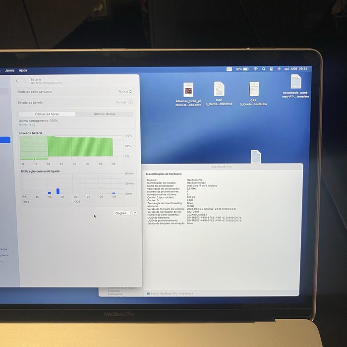 MacBookPro 15.1, garantia como novo.