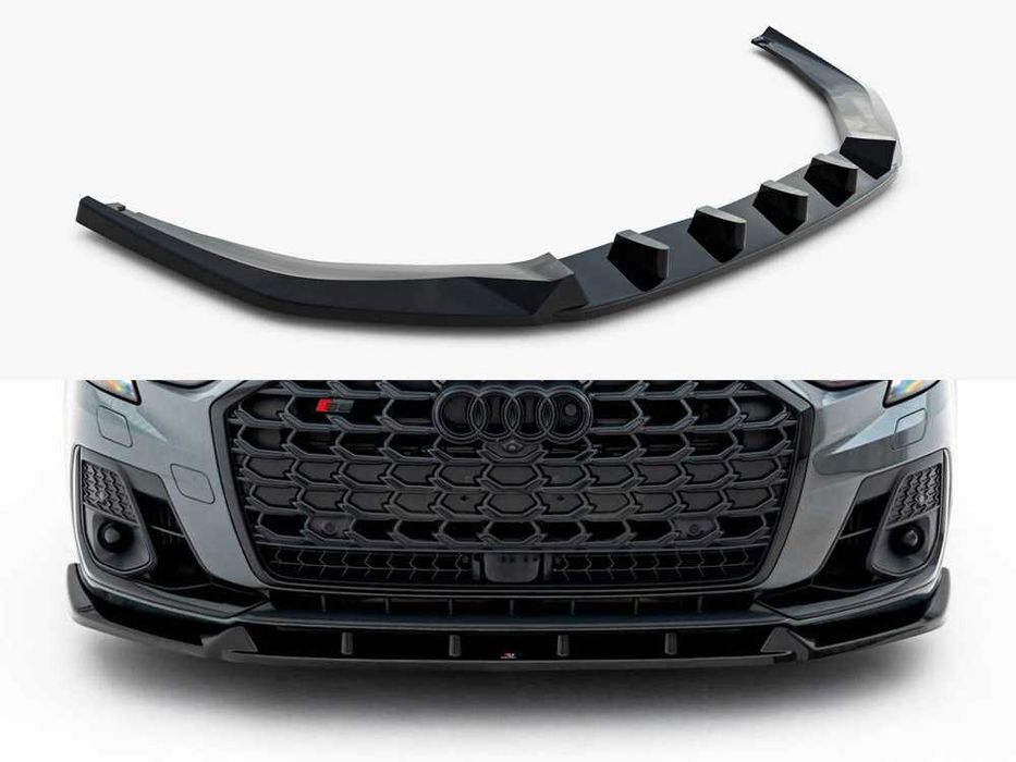 Тюнінг обвіс Audi S8 D5 рест \ A8 D5 S-line (2021+) губа сплиттер пороги диффузор спойлер