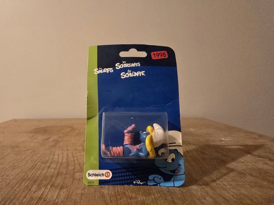 Schleich smerf smerfetka akrobatka figurka model wycofany z 1998