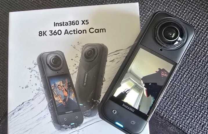 Insta360 X5 8K 360º — Como Nova + Caixa e Acessórios