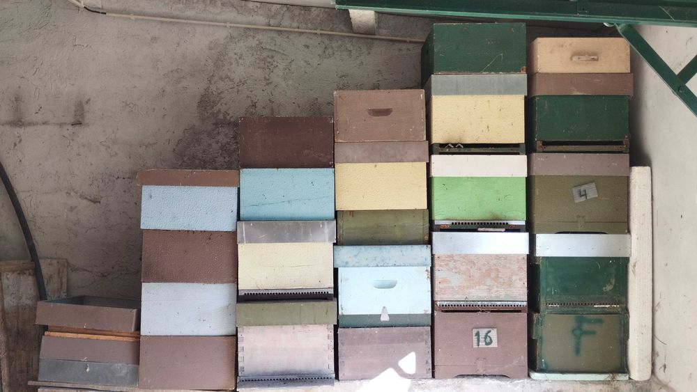 Vendo colmeias usadas reversível ninhos, alças e meias alças VISEU