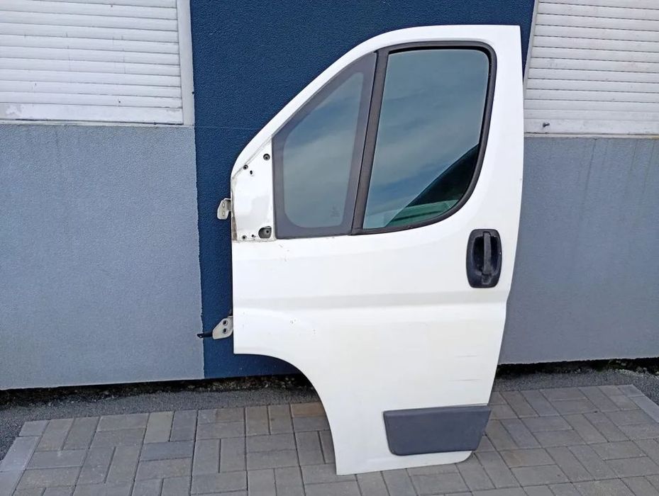 drzwi przednie lewe przód szyba kompletne fiat ducato jumper boxer iii