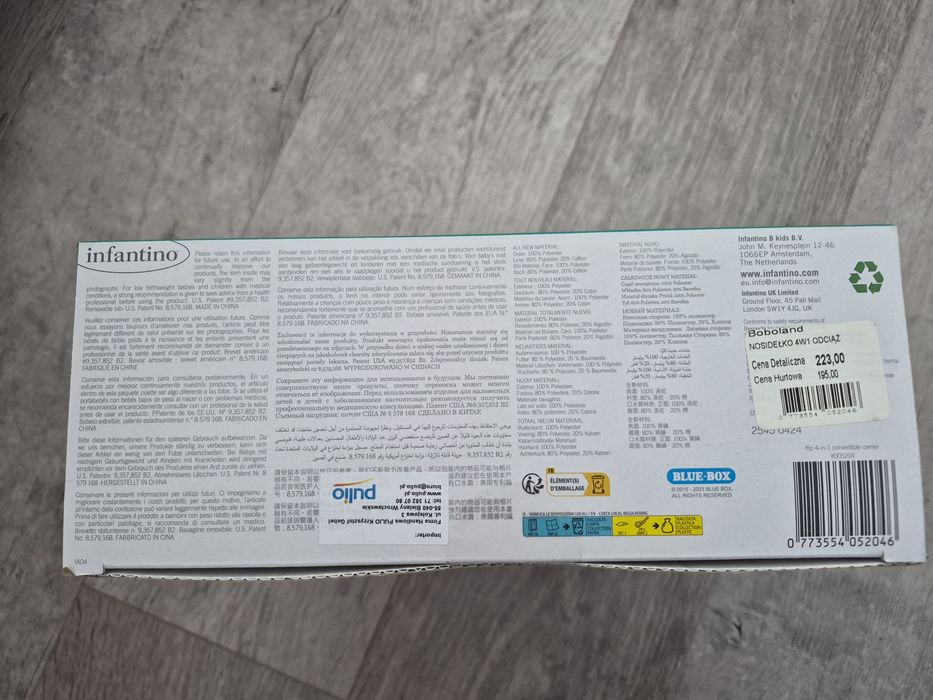 Infantino Flip 4-w-1 Nosidełko