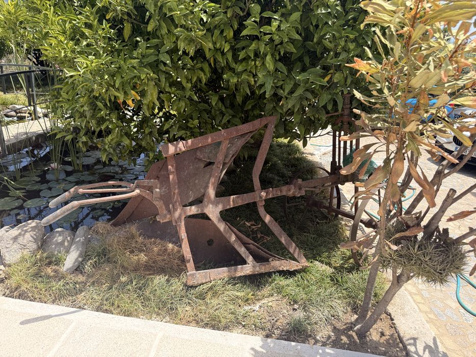 Arado antigo de tração animal