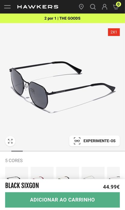 Hawkers Sixgon Black