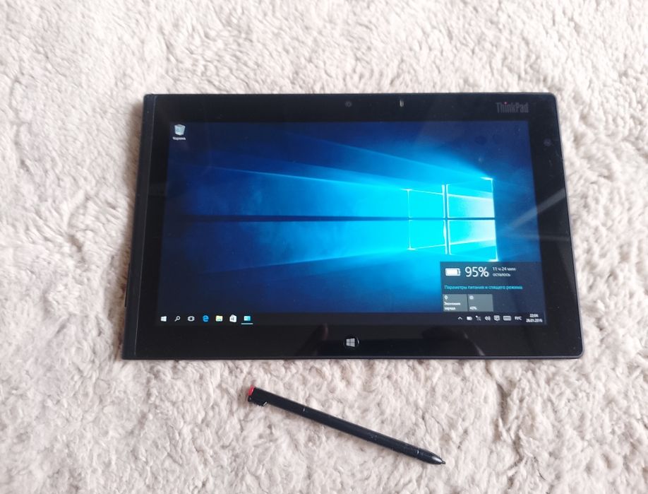 Планшет на Windows 10" 4 ядра, ThinkPad Tablet 2