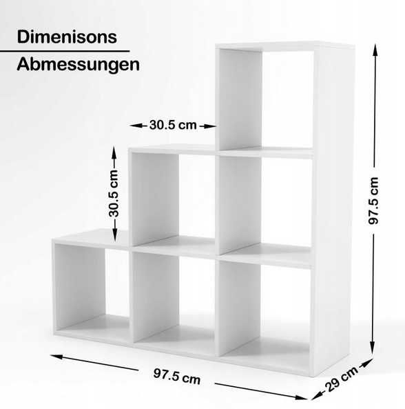 Półka płyta MDF MIADOMODO 97,5 x 29 cm biały