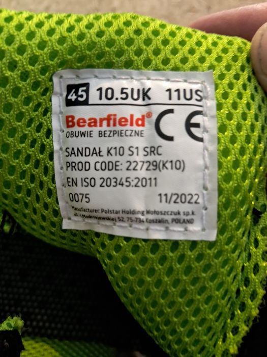 Buty robocze z podnoskiem
