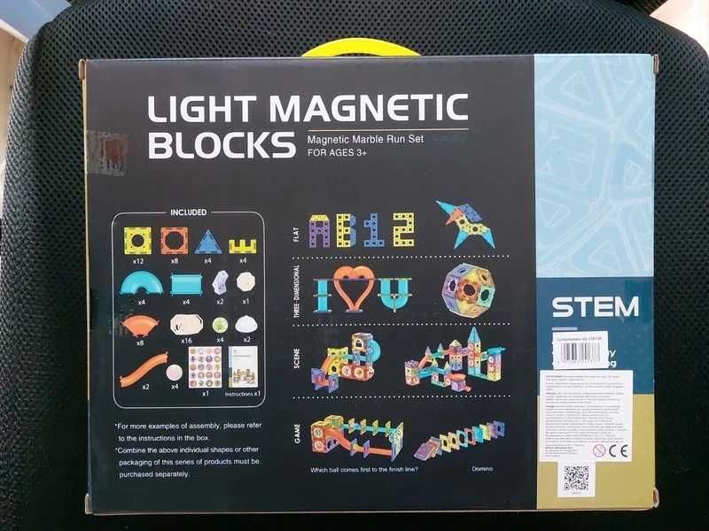 Klocki konstrukcyjne magnetyczne. Nowe