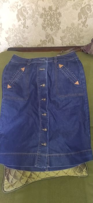 Джинсовая юбка на пуговицах Hobbs