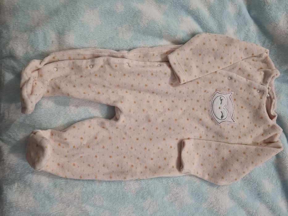 Pajacyk Pajac piżama piżamka welurowy ciepły Cool Club r 68