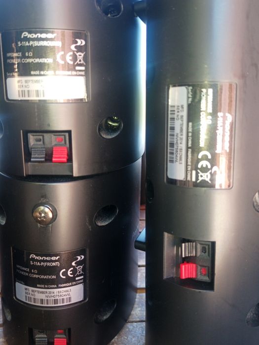 Colunas Pioneer surround 5.1 - 100 watts